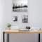 Wexel Art Double Panel Clear Acrylic Floating Wall Frame with Gold Hardware